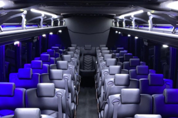 Lawton Charter Bus Interior