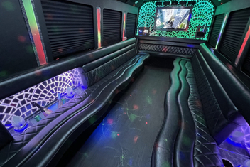 Lawton Limo Bus Interior