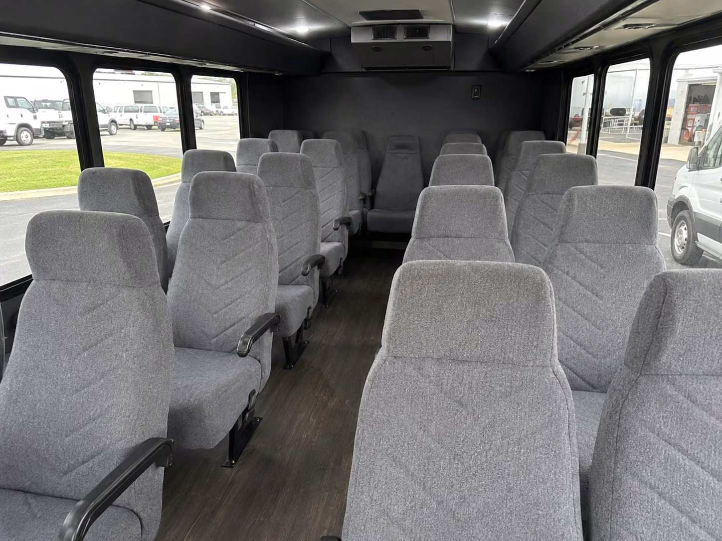 15 passenger minibus inside