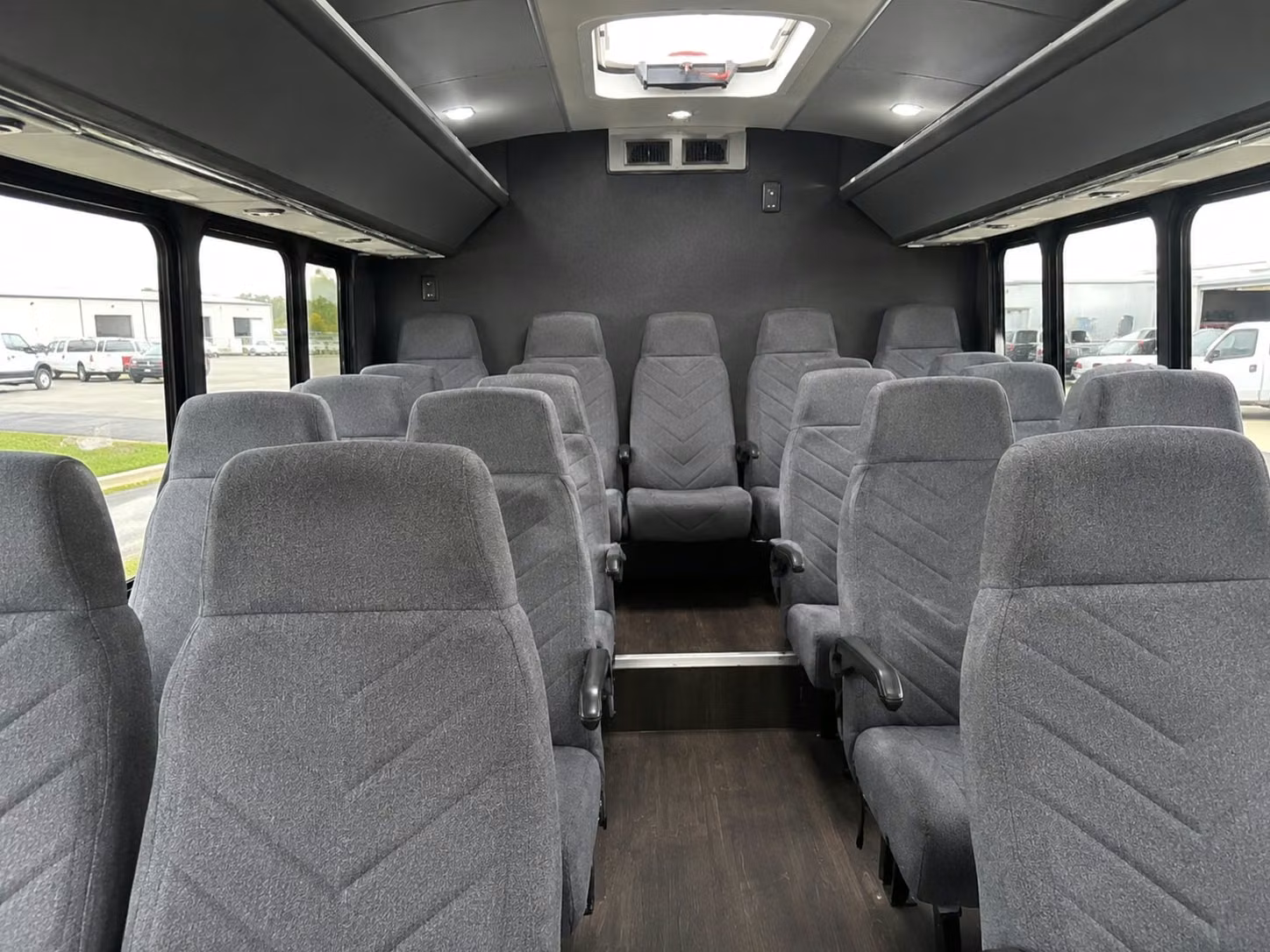 20 passenger minibus interior