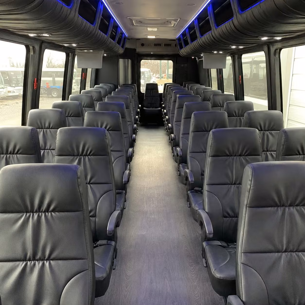30 passenger minibus inside