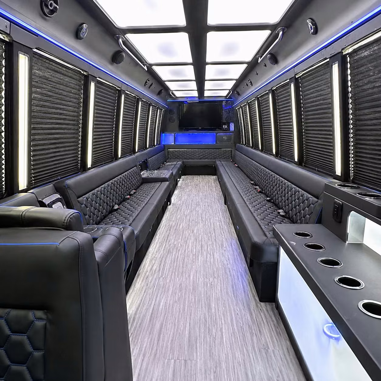 party bus interior